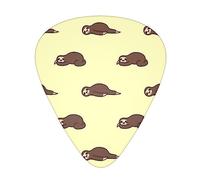 Sleep Sloth Guitar Pick 12 Picks Fashion Durable Bass Plectrums In A Box For Ukulele Electric Guitar Bass