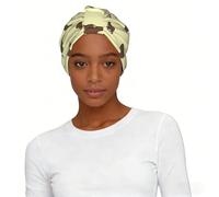 sleep sloth Print Modern Head Wrap for Women Soft Elastic Turban Printed One Size Comfortable