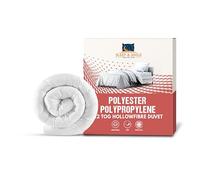 Sleep&Smile 12.0 Tog King Polyester Polypropylene Hollowfibre Duvet Quilt Non Allergenic UK Made