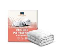 Sleep&Smile 4.5 Tog Super King Polyester Polypropylene Hollowfibre Duvet Quilt Non Allergenic UK Made