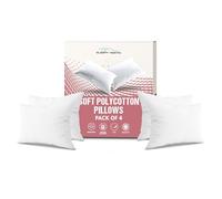 Sleep&Smile 4 Pack Non Allergenic Hollowfibre Soft Polycotton Pillows