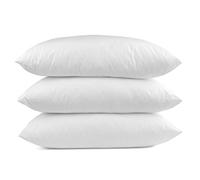 Sleep&Smile Super Firm Support Pillows 4 Pack Hotel Quality Satin-Stripe, Anti-Allergy & Machine Washable, Standard Size