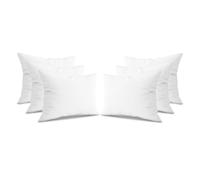 Sleep&Smile Ultimate Bounce Back Pillows - 6 Pack (48×74cm) - Hypoallergenic Cooling Hollowfibre - Medium Support for Side, Back & Stomach Sleepers - Durable Polyester-Cotton Cover - Made in the UK