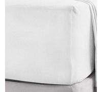 Sleep&Snuggle 100% Brushed Cotton Thermal Flannelette Flat Sheet - Single - White