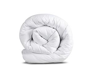Sleep&Snuggle Hollowfibre Anti-Allergy summer Duvet/Quilt-Superior soft touch poly cotton casing 4.5 tog in (4.5 Tog, Single)