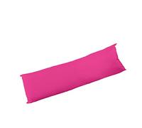 Sleep&Snuggle Long Bolster Pillowcase to Fit Single 36”/ 90cm Body Pillow Neck Support Pregnancy Maternity Orthopaedic Support Comfort and Soft Case - Fuchsia