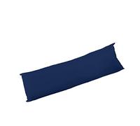 Sleep&Snuggle Long Bolster Pillowcase to Fit Single 36”/ 90cm Body Pillow Neck Support Pregnancy Maternity Orthopaedic Support Comfort and Soft Case - Navu Blue