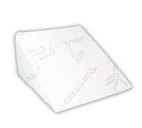 Sleep&Snuggle Premium Bamboo Wedge Pillow, Orthopaedic Acid Reflux Reclining Support Pillows, Back Bed Support, Back Pain, Leg Pain with Bamboo cover, Triangular Supportive Shaped