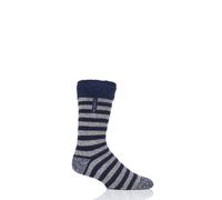 Sleep Socks Men's Lumi Heat Holders Thermal Bed Socks - Navy / Charcoal - 1 Pair