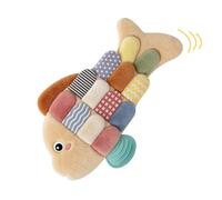 Sleep Soother - Polyester Sleep Aid | Electronic Components Fish Toy, Fish Plush Patting Doll With Crinkle Sound Feature, Soft Stuffed Comfort Companion, For Nursery Daycare Nap Bedroom Relaxation