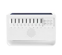 Sleep Sound White Noise Machine, USB Portable Sound Machine with Night Light Flame Air Diffuser Humidifier,8 White Noise Adjustable,3.5 Headphone Jack for Sleeping Nursery Travel