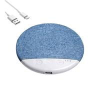 Sleep Speaker, Multiple Sound Options, 9.6x9.6x1.2cm, Portable Under Pillow Speaker, Wireless Sleep Aid, Easy to Use with Adjustable Volume, for Indoor Outdoor Office Travel Camping