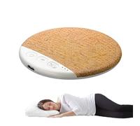 Sleep Speaker Under Pillow with White Noise and Timer, Portable White Noise Machine,Bone Conduction Under Pillow Sleep Speaker for Meditation Bed Home Hotel Camping Travelers (Orange)