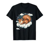 Sleep Squirrel Cloud Napping Sleepy Squirrel Sleepy Animal T-Shirt