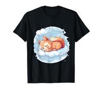 Sleep Squirrel Cloud Sleepy Animal Cute Squirrel Sleeping T-Shirt