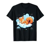 Sleep Squirrel Cloud Sleepy Animal Cute Squirrel Sleeping T-Shirt
