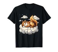 Sleep Squirrel Cloud Sleepy Animal Napping Sleepy Squirrel T-Shirt
