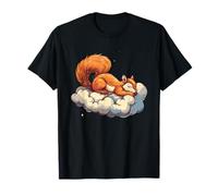 Sleep Squirrel Cloud Sleepy Animal Napping Sleepy Squirrel T-Shirt