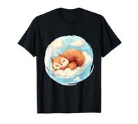 Sleep Squirrel Napping Cloud Sleepy Animal Sleepy Squirrel T-Shirt