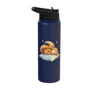 Sleep Squirrel Sleeping Animal Cute Squirrel Sleeping Stainless Steel Insulated Water Bottle