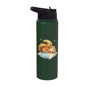 Sleep Squirrel Sleeping Animal Cute Squirrel Sleeping Stainless Steel Insulated Water Bottle