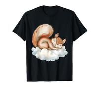 Sleep Squirrel Sleepy Animal Napping Sleepy Squirrel Cloud T-Shirt