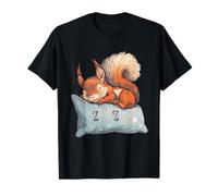 Sleep Squirrel Sleepy Animal Sleepy Squirrel Napping T-Shirt