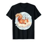 Sleep Squirrel Sleepy Squirrel Napping Cloud Sleepy Animal T-Shirt