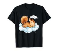 Sleep Squirrel Sleepy Squirrel Sleepy Animal Cloud Napping T-Shirt