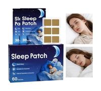 Sleep Stickers - 60 Pieces Insomnia Patches Overnight Aid Strips | Natural Sleep Patces with Stress Relief Support | Bedtime Patches Ideal for Women, Adults, Travelers, Office Workers