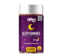 Sleep Supplement Gummies for Adults with 5HTP, Magnesium, L-Theanine, Passionflower Extract, Chewable Sleep Aid, Calm Mood Vegan 6