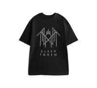 Sleep Token Adult Short Sleeved T-Shirt (Black) in Black | Size: 3XL Sleep Token Black 3XL