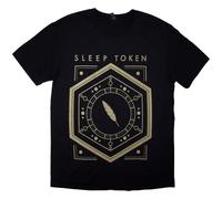 Sleep Token Emergence Feathered Host Official Tee T-Shirt Mens Unisex (Small) Black