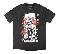 Sleep Token Euclid Limited Edition 999 Only Premium Wash T Shirt XXL Charcoal