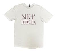 Sleep Token Even In Arcadia Flamingo Circle T-Shirt in White | Size: 2XL Sleep Token White 2XL