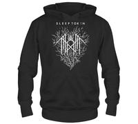 Sleep Token Hoodie Depth Chart Adult Front & Back Print Black Hooded Sweatshirt Metal Rock Band Apparel, Black, Large
