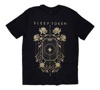 Sleep Token Men's Caramel Back Print T-Shirt in Black | Size: XL Sleep Token Black XL