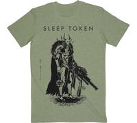 Sleep Token Men's The Summoning T-Shirt in Green | Size: XL Sleep Token Green XL