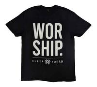 Sleep Token Men's Worship Back Print T-Shirt in Black | Size: Small Sleep Token Black S