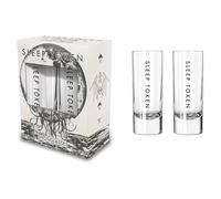 Sleep Token Shot Glasses Band Logo Official 2 Pack Boxed One Size