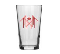 Sleep Token Sigil Beer Glass (One Size) (Clear/Red)