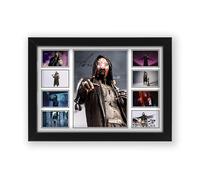 Sleep Token Signed Poster Print - Limited Edition Autograph Fan Gift - Collectible Memorabilia Wall Art Merchandise (Framed A4 (30x21cm))