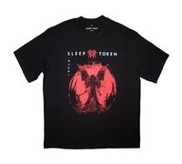 Sleep Token Take Me Back to Eden Limited Edition 999 Only Oversized Boxy T Shirt S Black