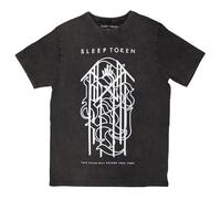 Sleep Token Tomb Sigil Limited Edition 999 Only Premium Wash T Shirt XL Charcoal