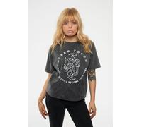 Sleep Token Tomb Text Ring Limited Edition 999 Only Premium Wash T-Shirt in Grey | Size: Large Sleep Token Grey L