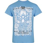 Sleep Token Vessel Flowers T-shirt blue 4XL