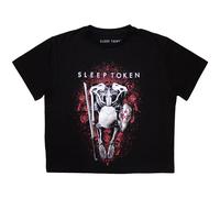 Sleep Token Women's The Love You Want Crop Top in Black | Size: Small Sleep Token Black S