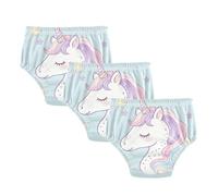 Sleep Training Pants Cute Cartoon Rainbow Unicorns Training Panties