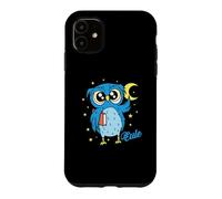 Sleep type Owl nocturnal diligent study Book Case for iPhone 11