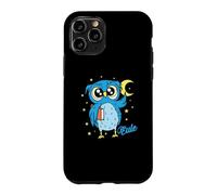 Sleep type Owl nocturnal diligent study Book Case for iPhone 11 Pro